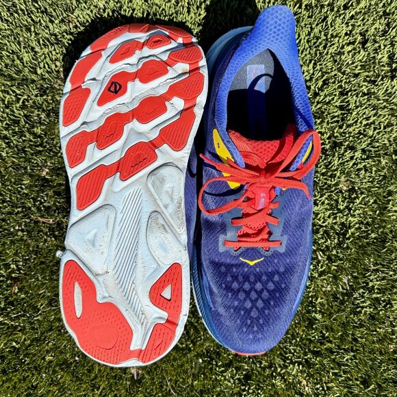 Hoka One One Clifton 9 1127895 BBDGB Blue Running Shoes Sneakers Men's Sz 13 D - Picture 5 of 7